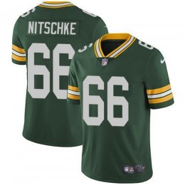 Green Bay Packers #66 Ray Nitschke Green Team Color Men's Stitched NFL Vapor Untouchable Limited Jersey