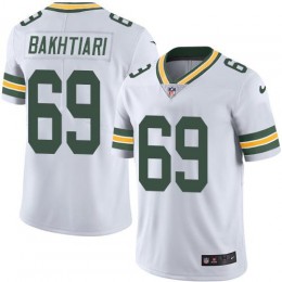 Green Bay Packers #69 David Bakhtiari White Men's Stitched NFL Vapor Untouchable Limited Jersey