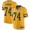 Green Bay Packers #74 Elgton Jenkins Yellow Men's 100th Season Stitched NFL Limited Rush Jersey