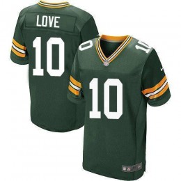 Packers #10 Jordan Love Green Team Color Men's Stitched NFL Vapor Untouchable Elite Jersey