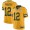 Packers #12 Aaron Rodgers Yellow Men's 100th Season Stitched NFL Limited Rush Jersey