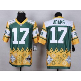 Packers #17 Davante Adams Green Men's Stitched NFL Elite Noble Fashion Jersey