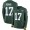 Packers #17 Davante Adams Green Team Color Men's Stitched NFL Limited Therma Long Sleeve Jersey