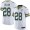 Packers #28 AJ Dillon White Men's 100th Season Stitched NFL Vapor Untouchable Limited Jersey