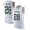 Packers #28 AJ Dillon White Men's Stitched NFL Limited Rush Tank Top Jersey