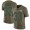 Packers #33 Aaron Jones Olive Men's Stitched NFL Limited 2017 Salute To Service Jersey