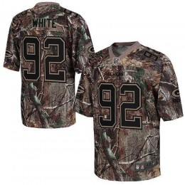 Packers #92 Reggie White Camo Men's Stitched NFL Realtree Elite Jersey