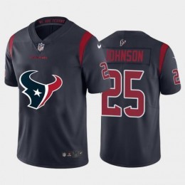 Houston Houston Texans #25 Duke Johnson Navy Blue Men's Big Team Logo Vapor Limited NFL Jersey