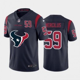 Houston Houston Texans #59 Whitney Mercilus Navy Blue Men's Big Team Logo Player Vapor Limited NFL Jersey