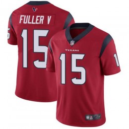 Houston Texans #15 Will Fuller V Red Alternate Men's Stitched NFL Vapor Untouchable Limited Jersey