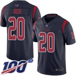 Houston Texans #20 Justin Reid Navy Blue Men's Stitched NFL Limited Rush 100th Season Jersey