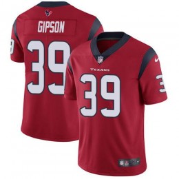 Houston Texans #39 Tashaun Gipson Red Alternate Men's Stitched NFL Vapor Untouchable Limited Jersey