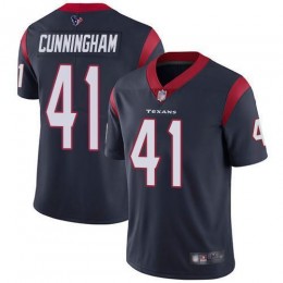 Houston Texans #41 Zach Cunningham Navy Blue Team Color Men's Stitched NFL Vapor Untouchable Limited Jersey