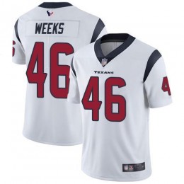Houston Texans #46 Jon Weeks White Men's Stitched NFL Vapor Untouchable Limited Jersey