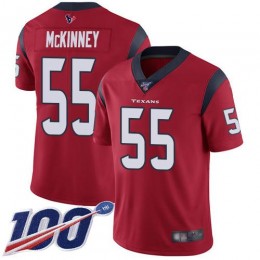 Houston Texans #55 Benardrick McKinney Red Alternate Men's Stitched NFL 100th Season Vapor Limited Jersey