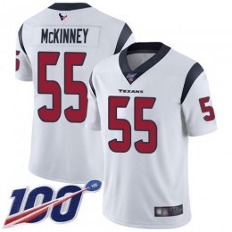 Houston Texans #55 Benardrick McKinney White Men's Stitched NFL 100th Season Vapor Limited Jersey