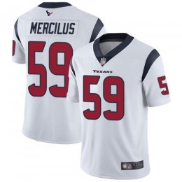 Houston Texans #59 Whitney Mercilus White Men's Stitched NFL Vapor Untouchable Limited Jersey