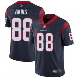 Houston Texans #88 Jordan Akins Navy Blue Team Color Men's Stitched NFL Vapor Untouchable Limited Jersey