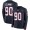 Houston Texans #90 Jadeveon Clowney Navy Blue Team Color Men's Stitched NFL Limited Therma Long Sleeve Jersey