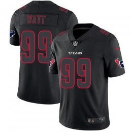 Houston Texans #99 J.J. Watt Black Men's Stitched NFL Limited Rush Impact Jersey