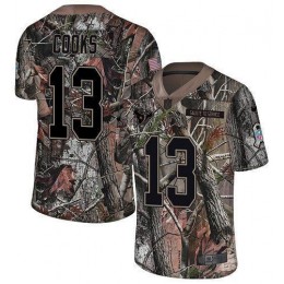Texans #13 Brandin Cooks Camo Men's Stitched NFL Limited Rush Realtree Jersey