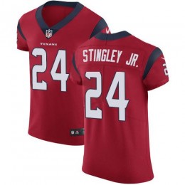 Texans #24 Derek Stingley Jr. Red Alternate Men's Stitched NFL New Elite Jersey