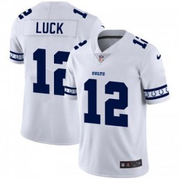 Indianapolis Indianapolis Colts #12 Andrew Luck White Team Logo Vapor Limited NFL Jersey
