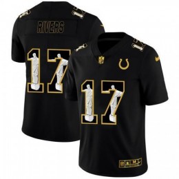 Indianapolis Indianapolis Colts #17 Philip Rivers Men's Carbon Black Vapor Cristo Redentor Limited NFL Jersey