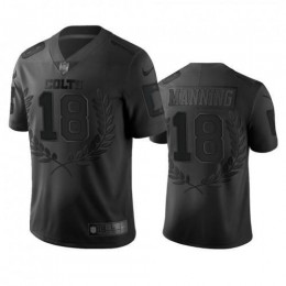 Indianapolis Indianapolis Colts #18 Peyton Manning Men's Black NFL MVP Limited Edition Jersey