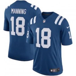 Indianapolis Indianapolis Colts #18 Peyton Manning Men's Royal Retired Player Limited Jersey