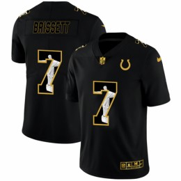 Indianapolis Indianapolis Colts #7 Jacoby Brissett Men's Carbon Black Vapor Cristo Redentor Limited NFL Jersey