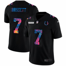 Indianapolis Indianapolis Colts #7 Jacoby Brissett Men's Multi-Color Black 2020 NFL Crucial Catch Vapor Untouchable Limited Jersey