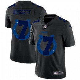 Indianapolis Indianapolis Colts #7 Jacoby Brissett Men's Team Logo Dual Overlap Limited NFL Jersey Black Men's