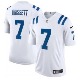 Indianapolis Indianapolis Colts #7 Jacoby Brissett Men's White 2020 Vapor Limited Jersey
