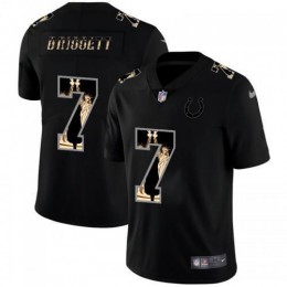 Indianapolis Indianapolis Colts #7 Jacoby Brissett Carbon Black Vapor Statue Of Liberty Limited NFL Jersey
