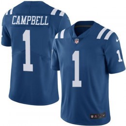 Colts #1 Parris Campbell Royal Blue Men's Stitched NFL Limited Rush Jersey