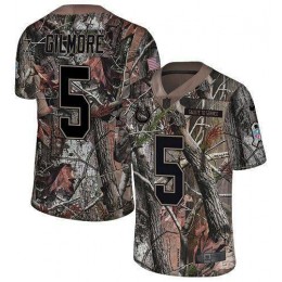 Colts #5 Stephon Gilmore Camo Men's Stitched NFL Limited Rush Realtree Jersey