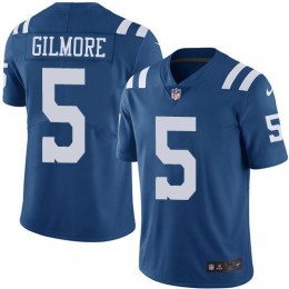 Colts #5 Stephon Gilmore Royal Blue Men's Stitched NFL Limited Rush Jersey