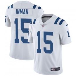 Indianapolis Colts #15 Dontrelle Inman White Men's Stitched NFL Vapor Untouchable Limited Jersey