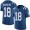 Indianapolis Colts #18 Peyton Manning Royal Blue Men's Stitched NFL Limited Rush Jersey