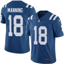 Indianapolis Colts #18 Peyton Manning Royal Blue Team Color Men's Stitched NFL Vapor Untouchable Limited Jersey