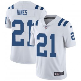 Indianapolis Colts #21 Nyheim Hines White Men's Stitched NFL Vapor Untouchable Limited Jersey