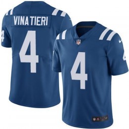 Indianapolis Colts #4 Adam Vinatieri Royal Blue Team Color Men's Stitched NFL Vapor Untouchable Limited Jersey