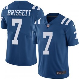 Indianapolis Colts #7 Jacoby Brissett Royal Blue Men's Stitched NFL Limited Rush Jersey