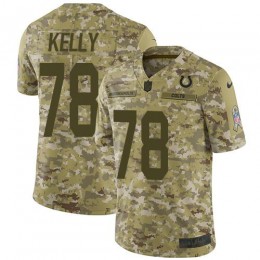 Indianapolis Colts #78 Ryan Kelly Camo Men's Stitched NFL Limited 2018 Salute To Service Jersey