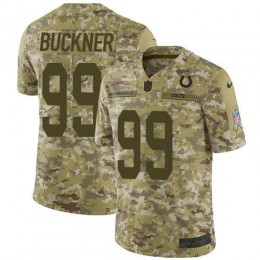 Indianapolis Colts #99 DeForest Buckner Camo Men's Stitched NFL Limited 2018 Salute To Service Jersey