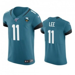 Jacksonville Jacksonville Jaguars #11 Marqise Lee Teal 25th Season Vapor Elite Stitched NFL Jersey