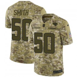 Jacksonville Jaguars #50 Telvin Smith Camo Men's Stitched NFL Limited 2018 Salute To Service Jersey