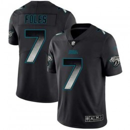 Jacksonville Jaguars #7 Nick Foles Black Men's Stitched NFL Vapor Untouchable Limited Smoke Fashion Jersey