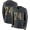 Jacksonville Jaguars #74 Cam Robinson Anthracite Salute to Service Men's Stitched NFL Limited Therma Long Sleeve Jersey
